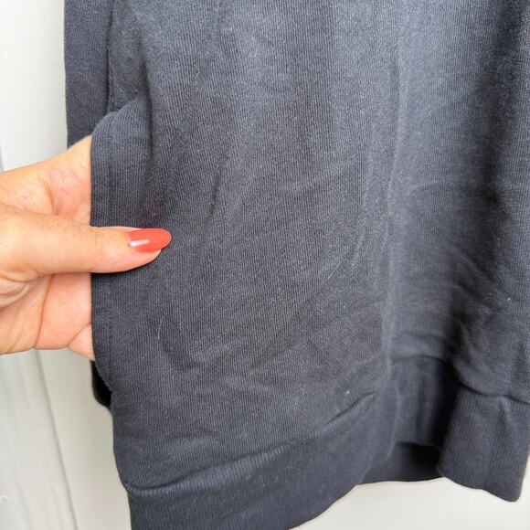 QVC Peace Love World French Terry Sweatshirt Womens Small Black Hoodie NWOT - Picture 8 of 11